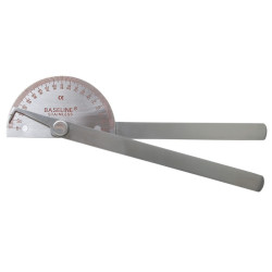 Goniometr metalowy 7" 180st
