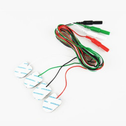 4 jednorazowe żelowane elektrody powierzchniowe, pojedyncze, Ag/AgCl