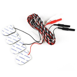 4 jednorazowe powierzchniowe elektrody żelowane, pary skręcone, Ag/AgCl