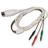 Kabel ekranowany, 5 pin DIN - 3 x TP typ żeński 0,7mm.