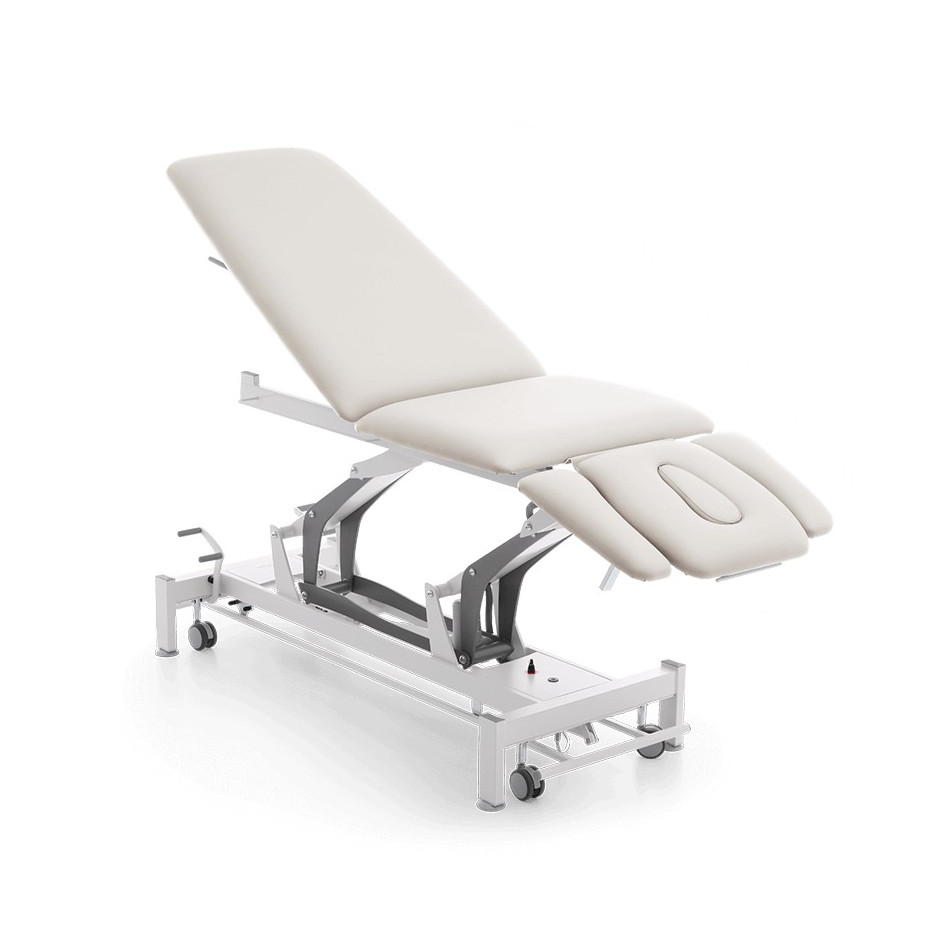 5-sekcyjny stół do masażu i rehabilitacji - Terapeuta M-S5.F4 - kolor ecru