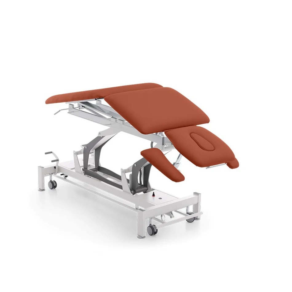 Stół do masażu i rehabilitacji z pivotem - Terapeuta M-P5.F4 kolor brązowy
