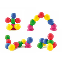 Thera Bolly - Piłeczki z przyssawkami do zabawy 28 szt.