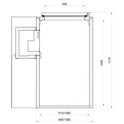 Lodówka na odpady medyczne ODP 2x240