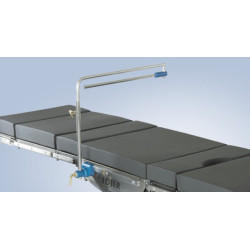 Ramka ekranu anestezjologicznego z zaciskiem obrotowym