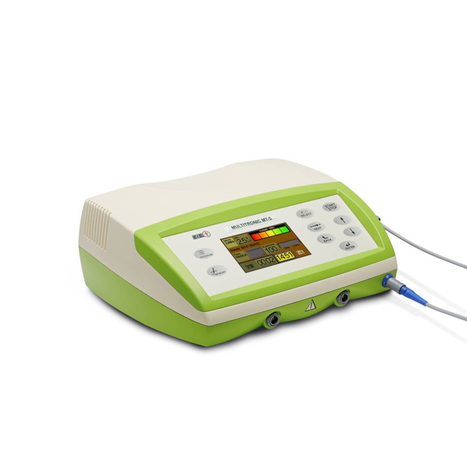 Multitronic MT-5 aparat do terapii ultradźwiękowej, laserowej, magnetoterapii i dwukanałowej elektroterapii 