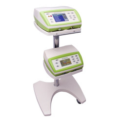 Mobilny stolik dwupółkowy pod aparaty