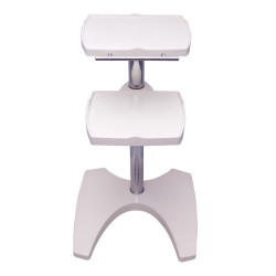 Mobilny stolik dwupółkowy pod aparaty