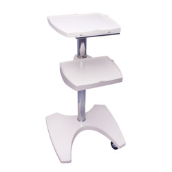 Mobilny stolik dwupółkowy pod aparaty