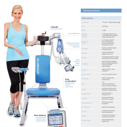 Artromot S4 - do ćwiczeń ciągłych i biernych stawu barkowego PNF