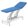 Dwusekcyjny stół do rehabilitacji i USG - Terapeuta E-S2.F4 kolor niebieski