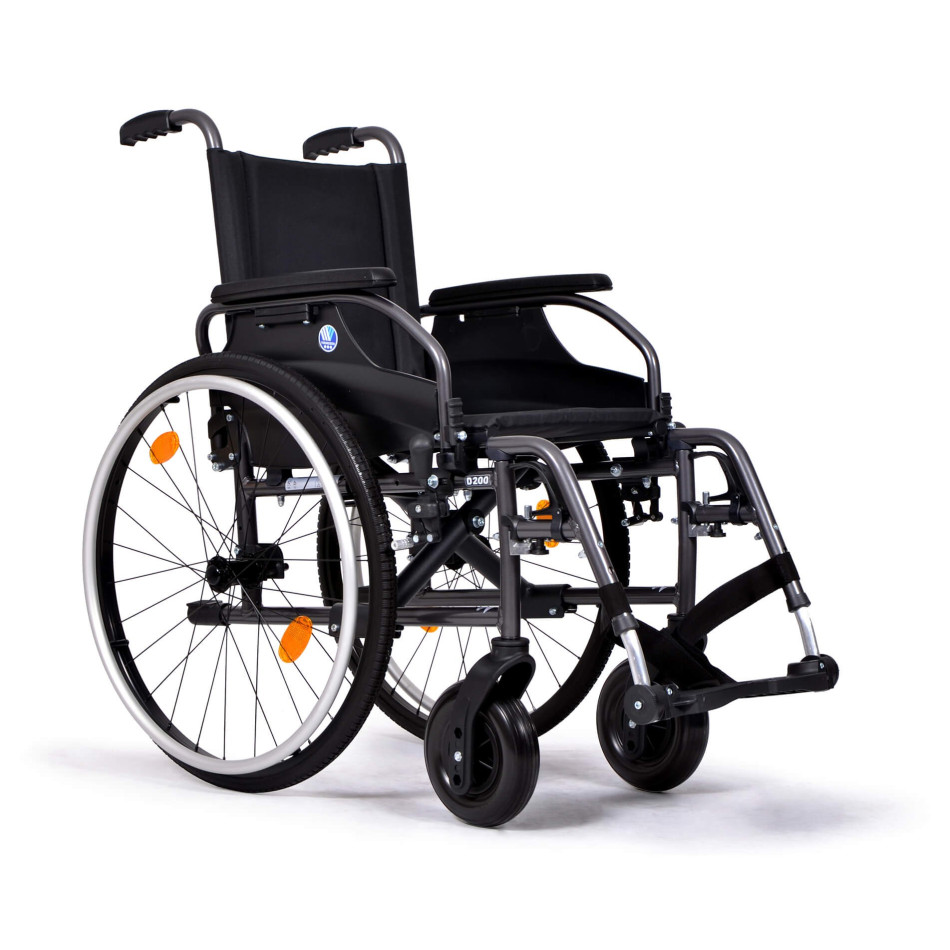 Aluminiowy wózek inwalidzki D200