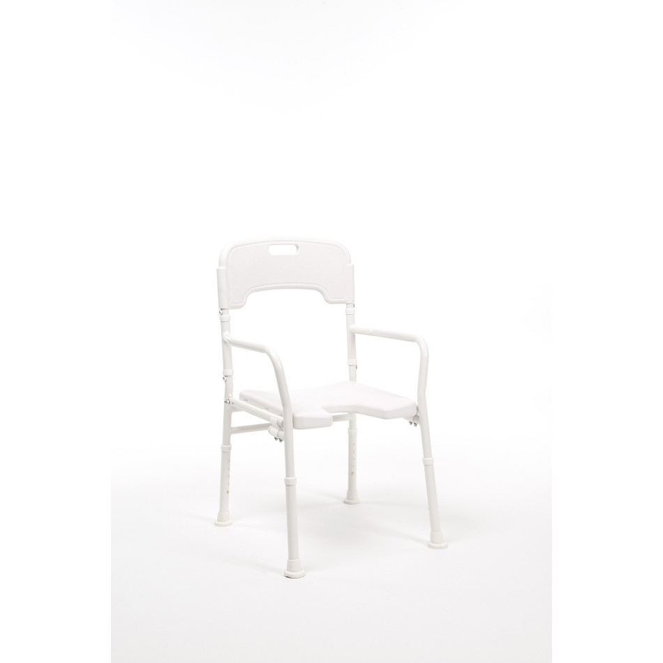 Aluminiowe składane krzesło prysznicowe Laly