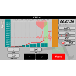 Rower treningowy pionowy Runner Run 7409/T