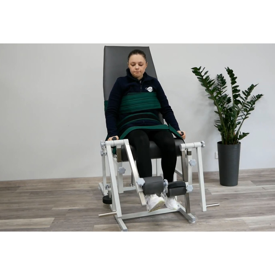 Fotel rehabilitacyjny do ćwiczeń stawu kolanowego FRT