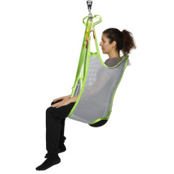 Podwieszka toaletowa ze średnim podparciem pleców z mocowaniem na pętle