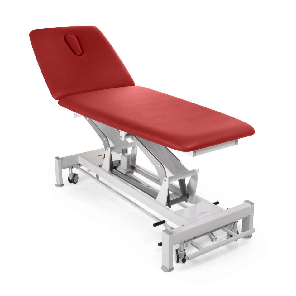 Dwusekcyjny stół do rehabilitacji i badań USG - Terapeuta E-S2.F4