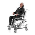 Mobilne krzesło do higieny z regulacją pozycji Mohican II