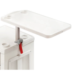 Dwustronna szafka przyłóżkowa ze zintegrowanym stolikiem - model 2050