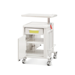 Dwustronna szafka przyłóżkowa ze zintegrowanym stolikiem - model 2050