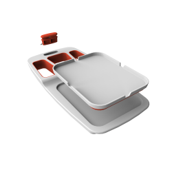 Theomatik - tacka do smarowania pieczywa jedną ręką Theomatik - tacka do smarowania pieczywa jedną ręką