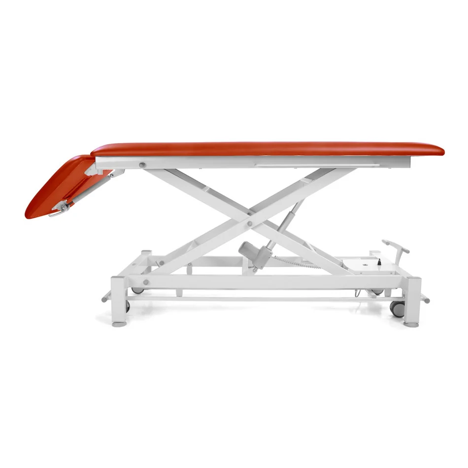 Galaxy Mercury S2.F4, 2-sekcyjny stół do masażu - kolor czerwony