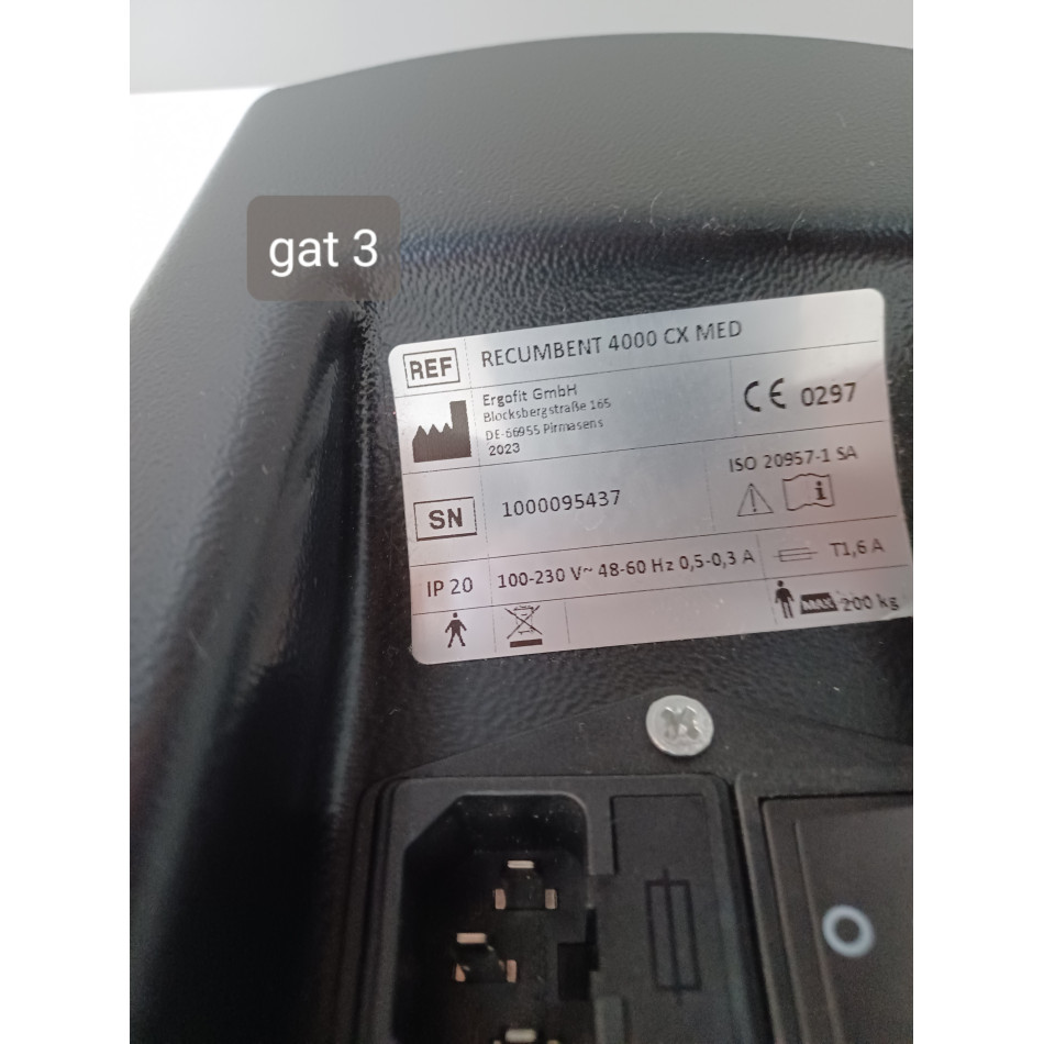 Ergometr - 4000 RECUMBENT CX MED - OUTLET