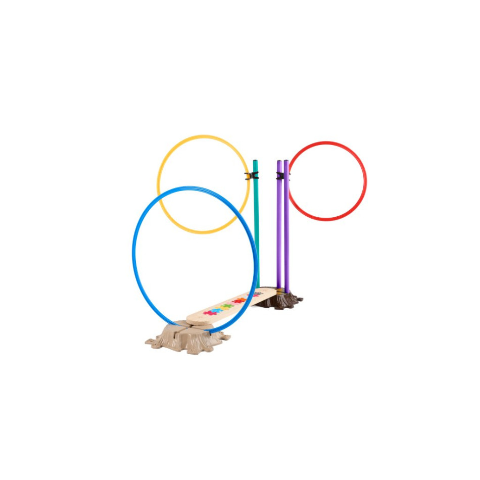 Mały tor przeszkód - Zestaw aktywizujący Muffik Mały tor przeszkód - Zestaw aktywizujący Muffik