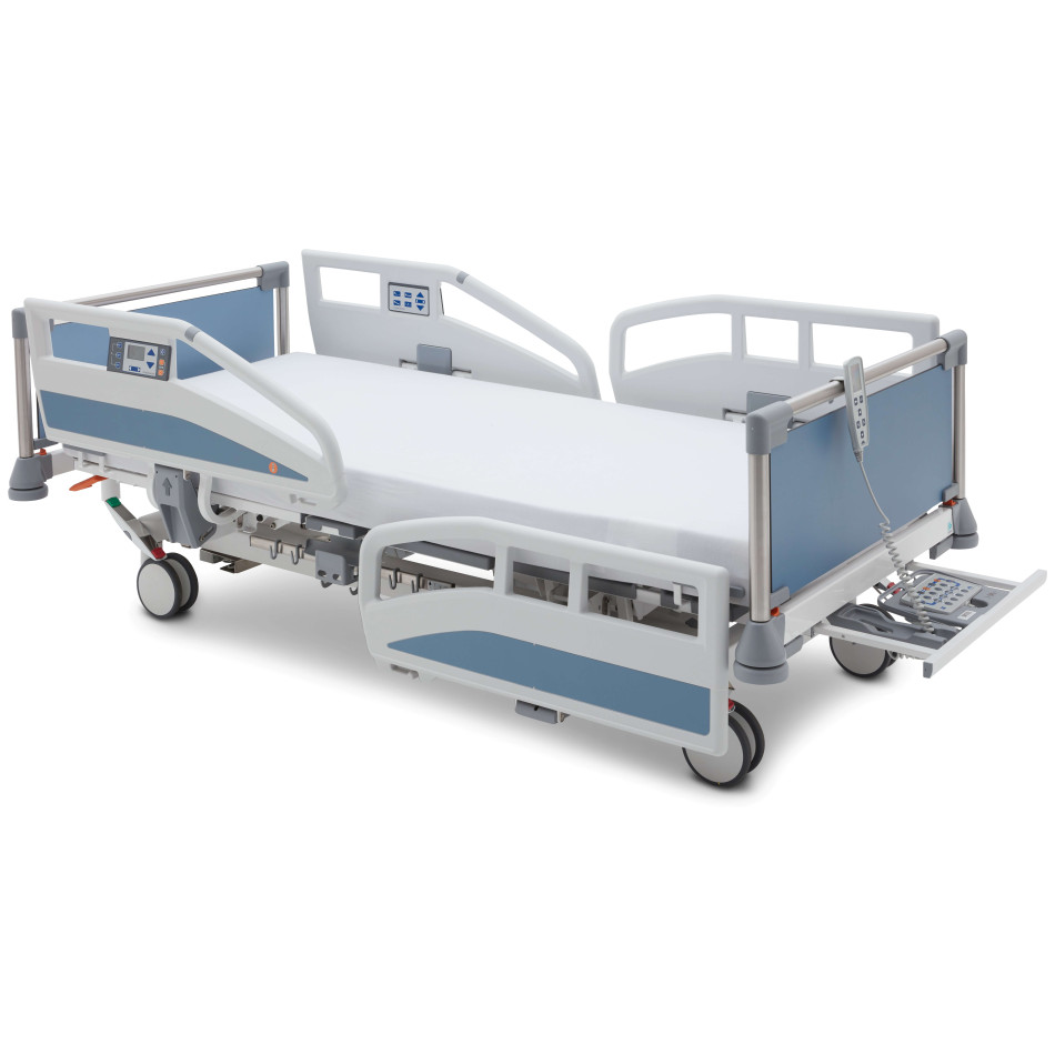 Elektryczne łóżko szpitalne Evario z wagą