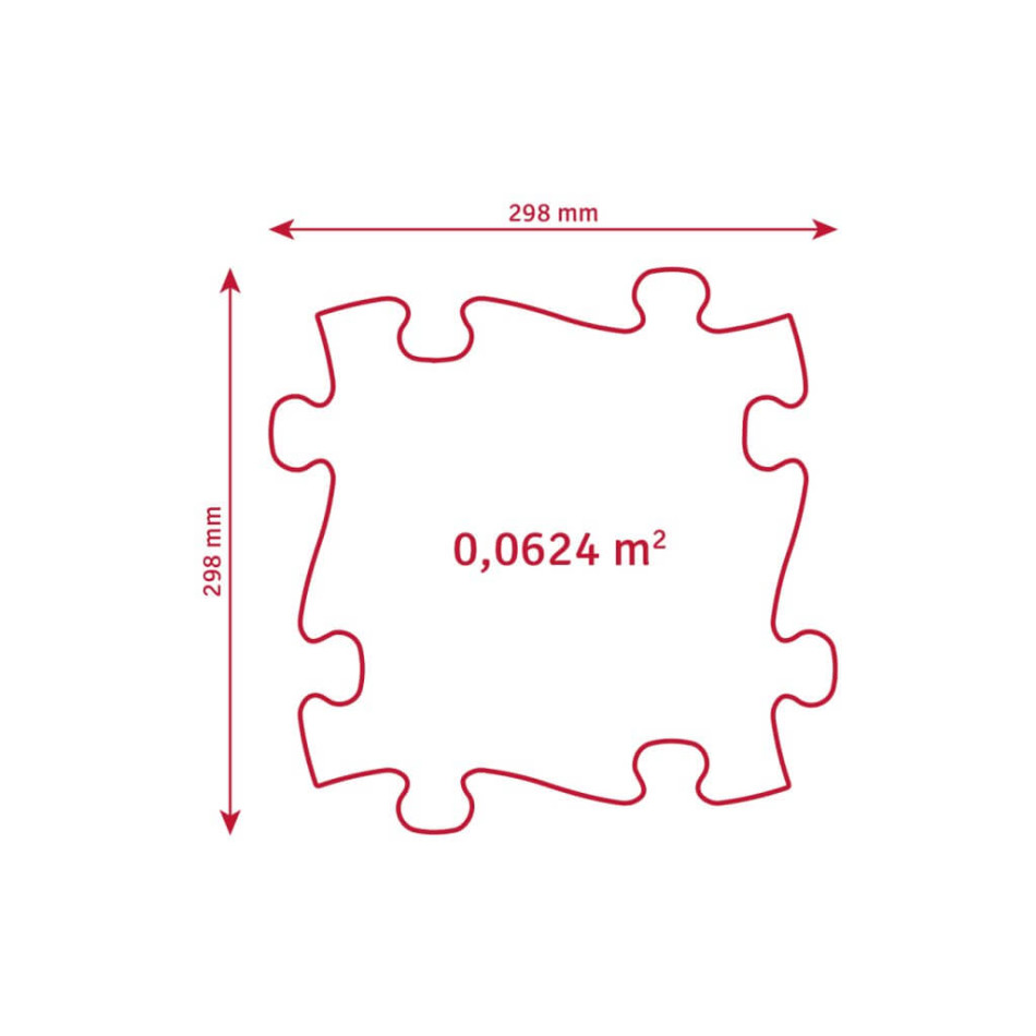 Rainbow Pastel - Zestaw mat ortopedycznych