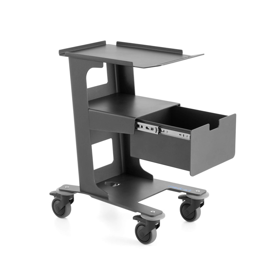 Medcart - Wózek z szufladą pod aparaturę medyczną - OUTLET