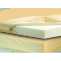 Materac z pianki poliuretanowej z pokrowcem ochronnym