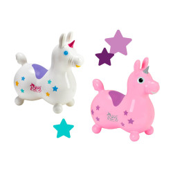 Jednorożec Rody - nadmuchiwana zabawka do skakania