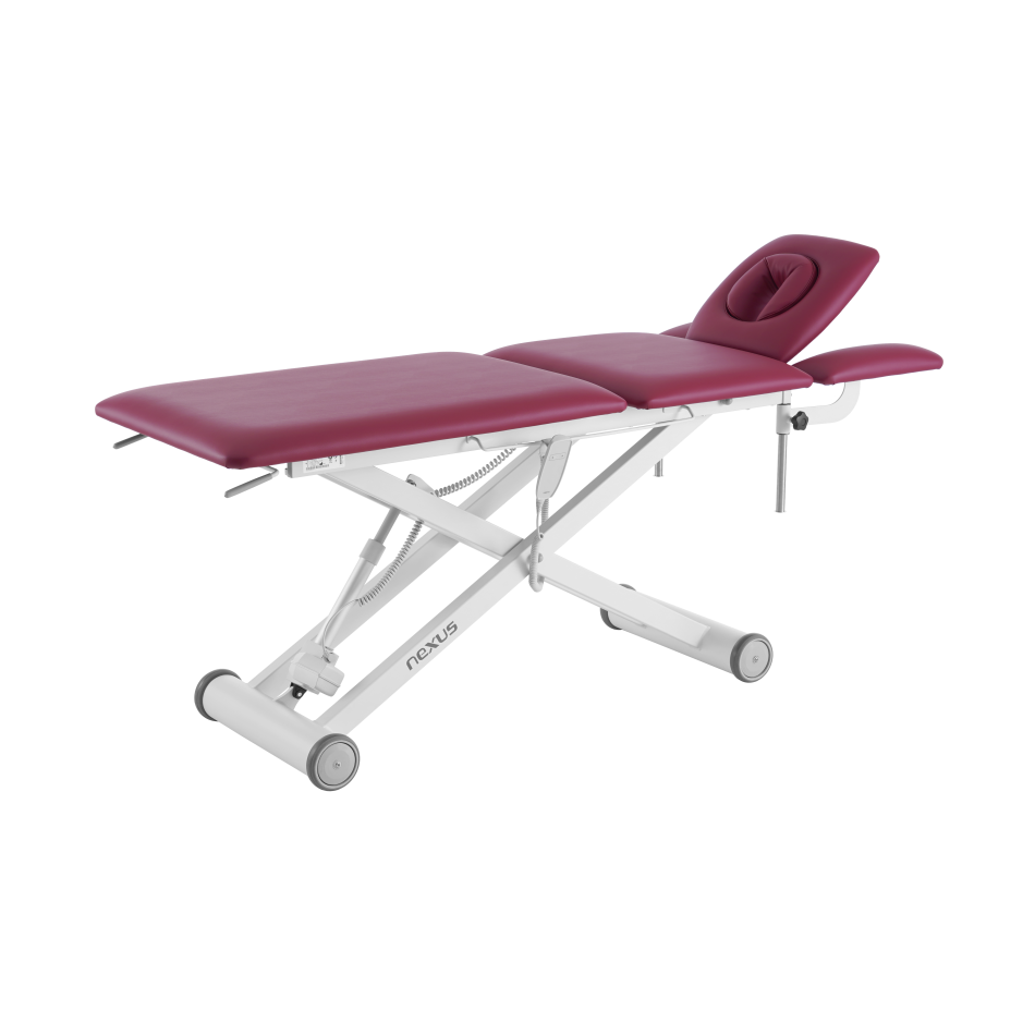 Stół do masażu i rehabilitacji Nexus S5 - kolor Bordeaux