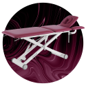 Stół do masażu i rehabilitacji Nexus S5 - kolor Bordeaux