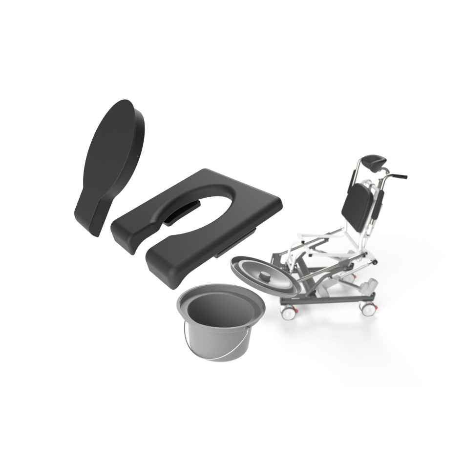 Mobilne krzesło do higieny z regulacją pozycji Mohican II