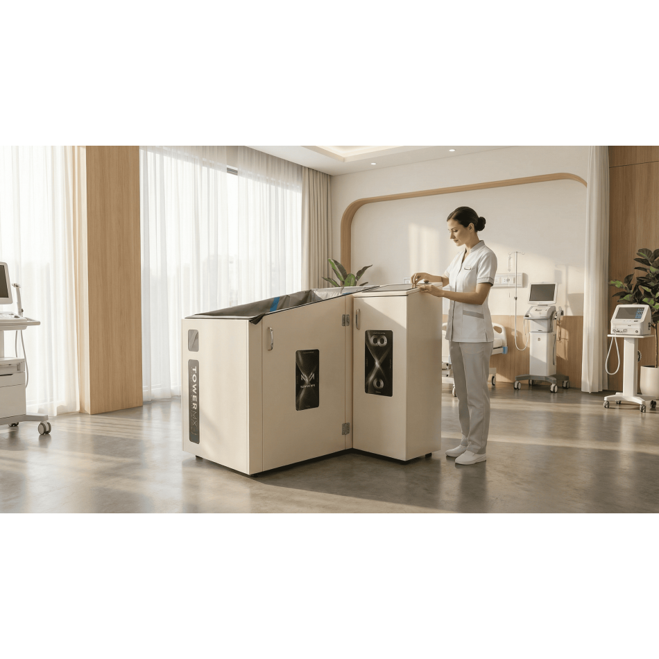 Komora TOWER MX-1 - sucha kąpiel CO2 i sucha kąpiel ozonowa