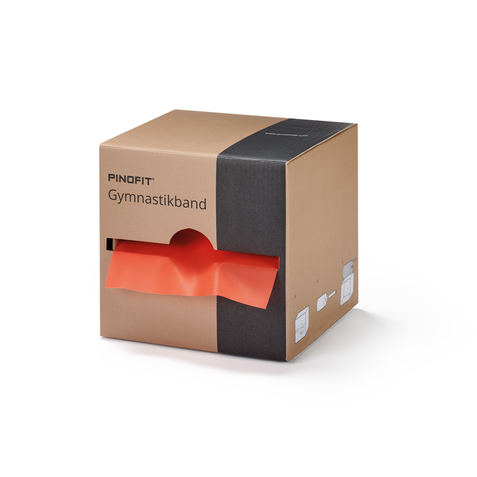 PINOFIT Band taśma taśma do ćwiczeń i rehabilitacji 45 m czerwona
