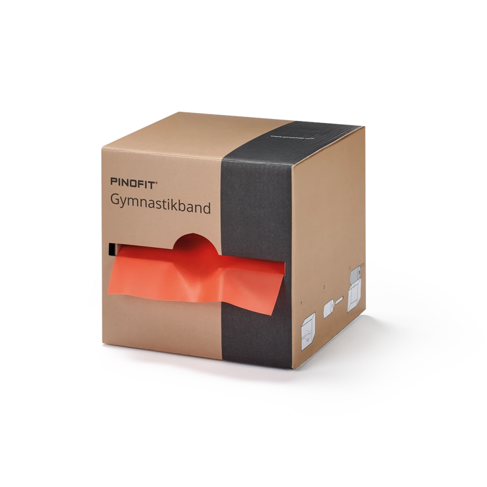 PINOFIT Band taśma do ćwiczeń i rehabilitacji 45 m czerwona