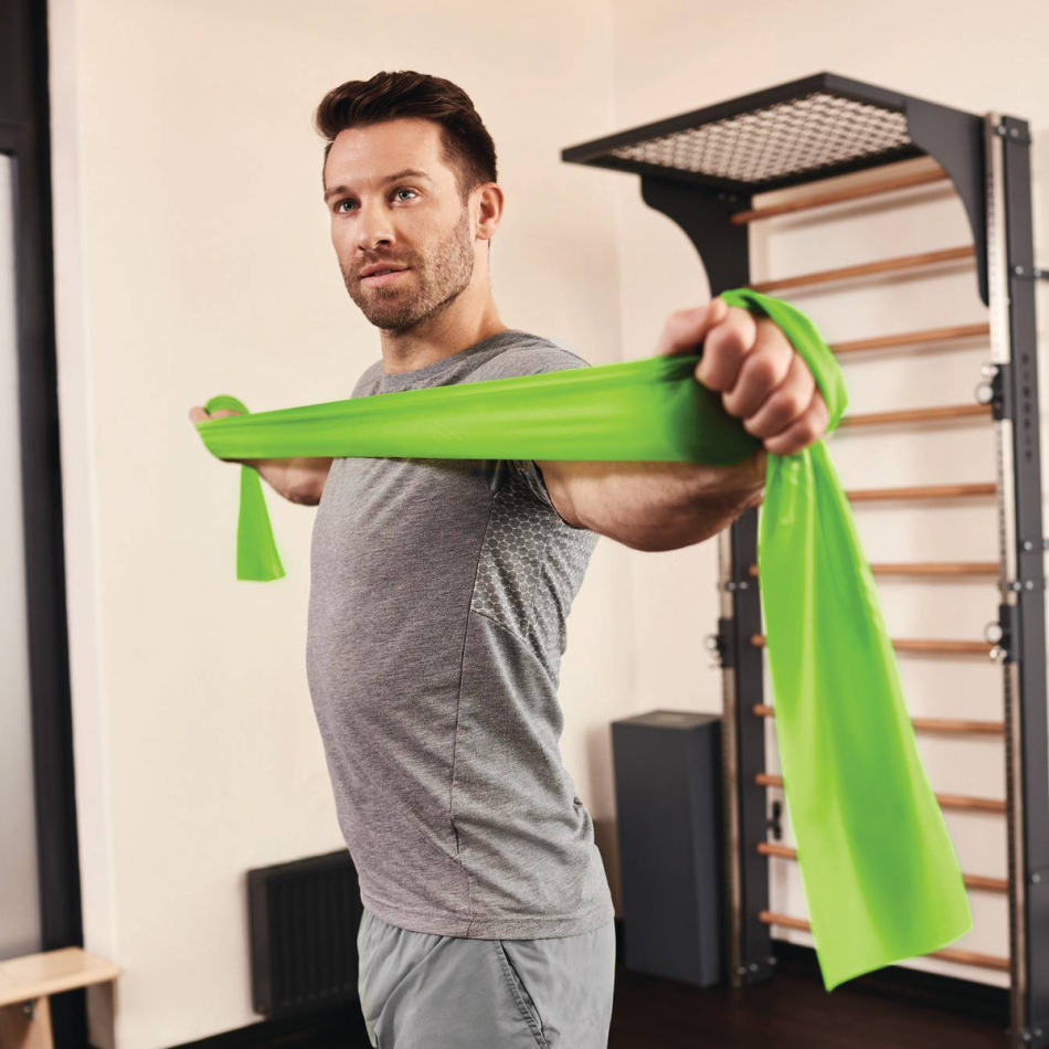 PINOFIT Band taśma do ćwiczeń i rehabilitacji 45 m limonka