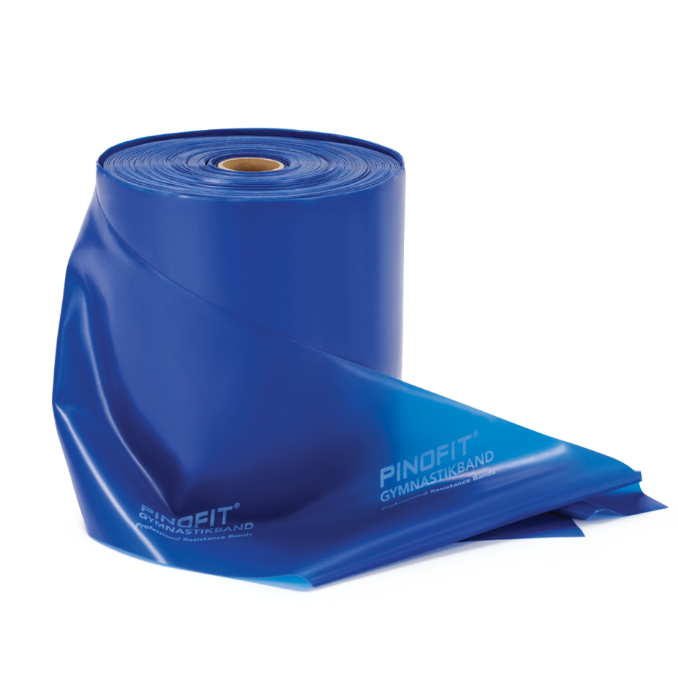PINOFIT Band taśma do ćwiczeń i rehabilitacji 45 m niebieska