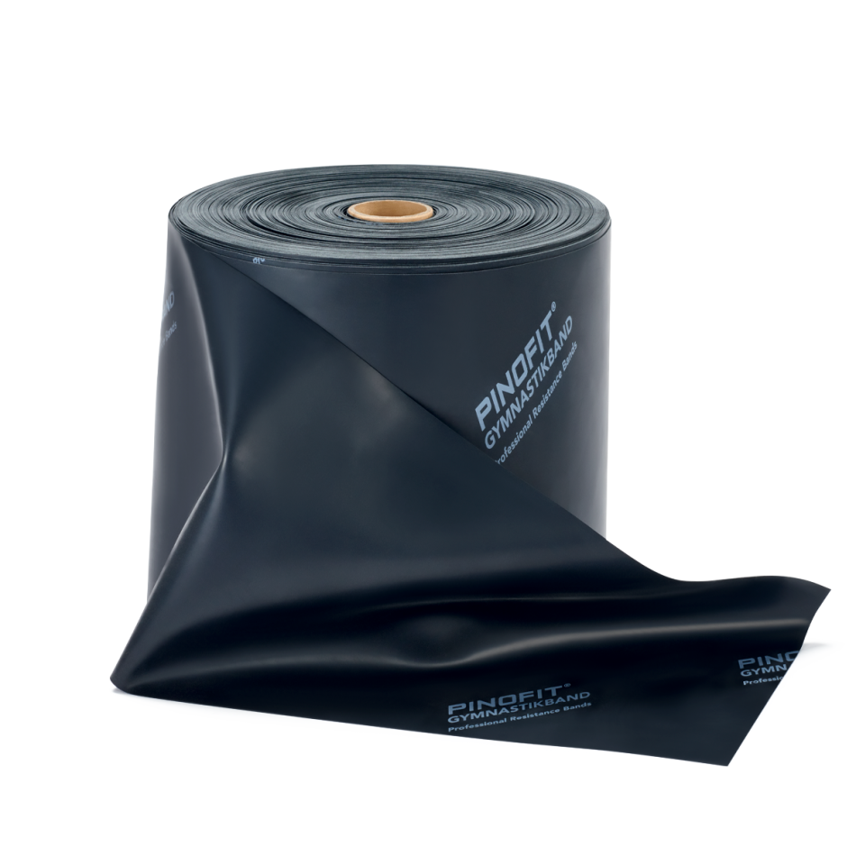 PINOFIT Band taśma do ćwiczeń i rehabilitacji 45 m czarna