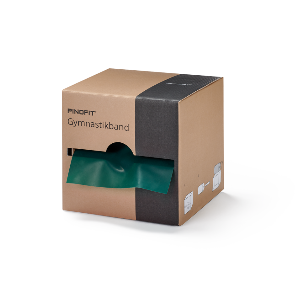 PINOFIT Band taśma do ćwiczeń i rehabilitacji 45 m zielona