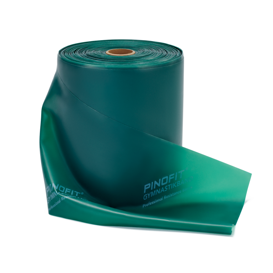 PINOFIT Band taśma do ćwiczeń i rehabilitacji 45 m zielona