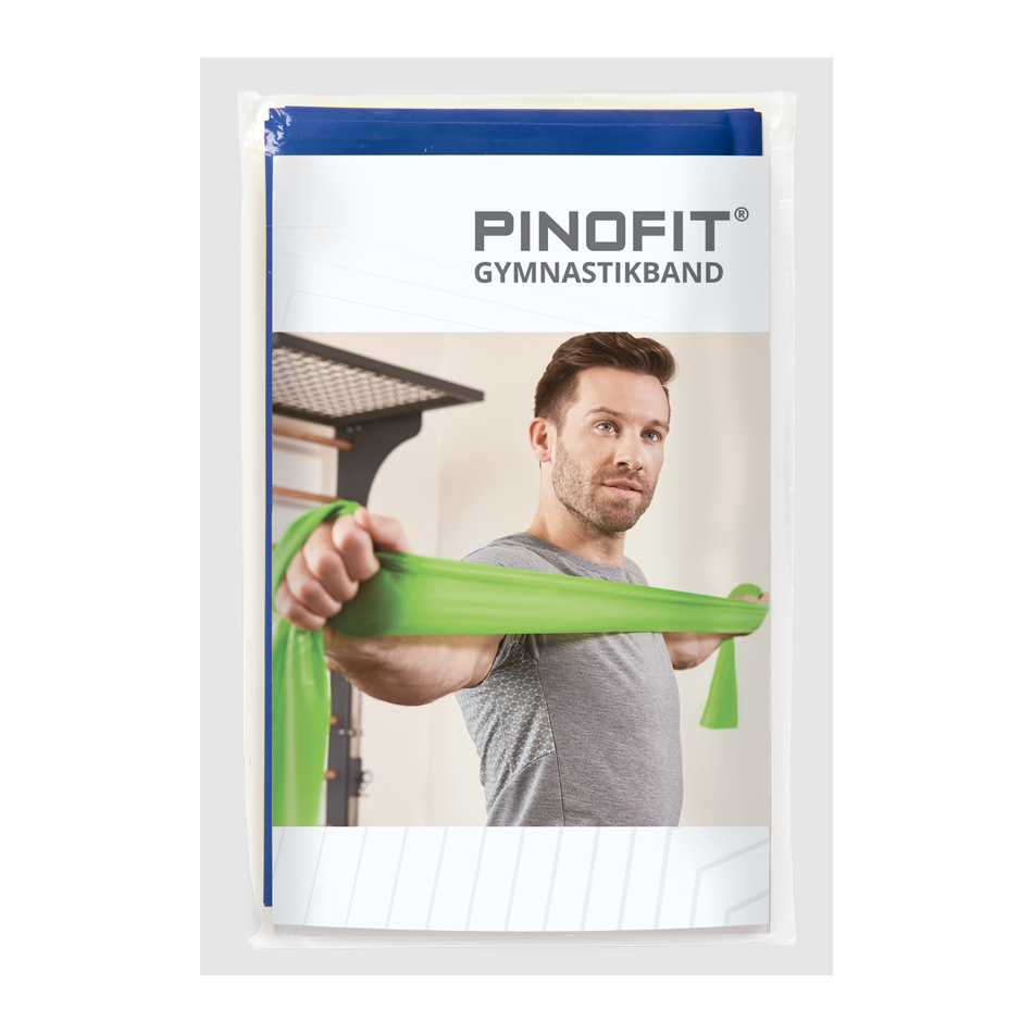 PINOFIT Band taśma do ćwiczeń i rehabilitacji 2 m niebieska