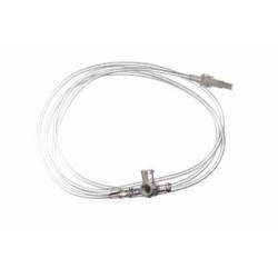 Dreny ciśnieniowe z kranikiem.