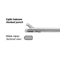 Cążki wg O'Connora typu punch