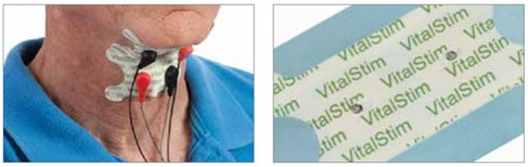 Jak przykleić elektrody do dysfagii?