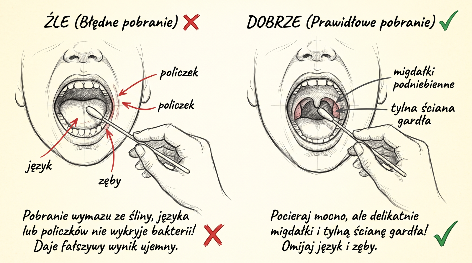 Jak poprawnie wykonać domowy test diagnostyczny z krwi lub wymazu?