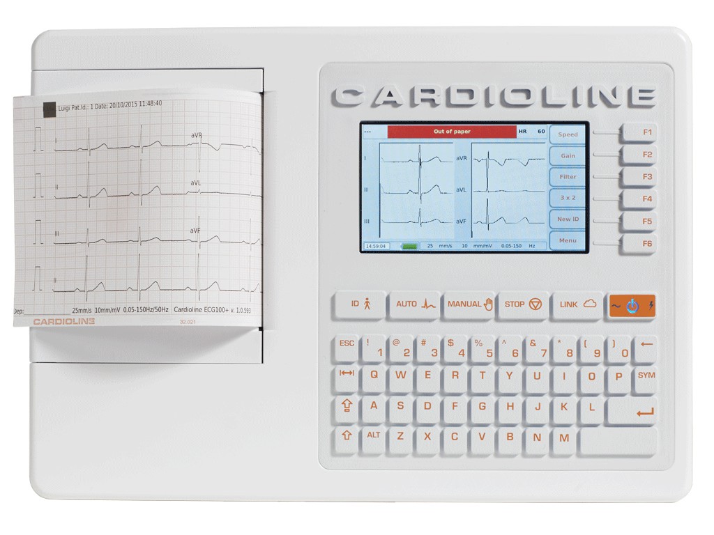Przenośny aparat EKG ECG 100+